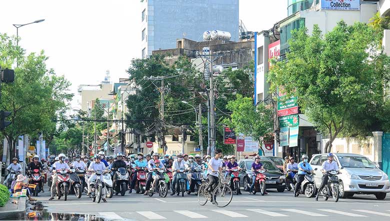 การข้ามถนนในเวียดนาม